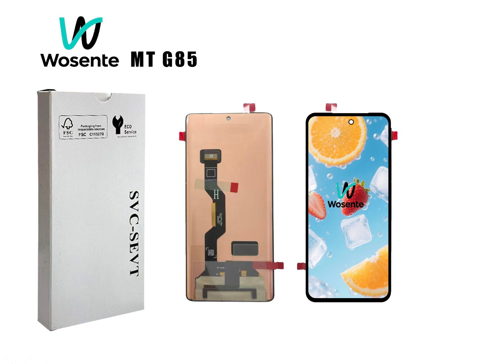 MT G85 ORI NEW LCD Screen + Digitizer Assembly for Motorola Moto G85 - Image 1