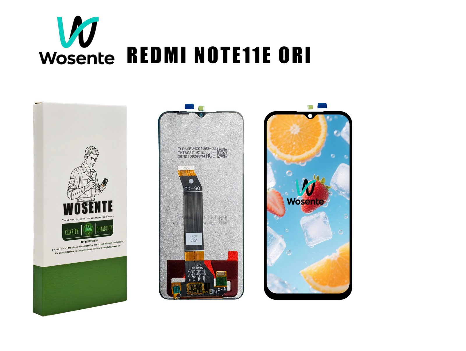 REDMI NOTE11E ORI ORIGINAL LCD Screen + Digitizer Assembly for REDMI NOTE 11E - Image 1