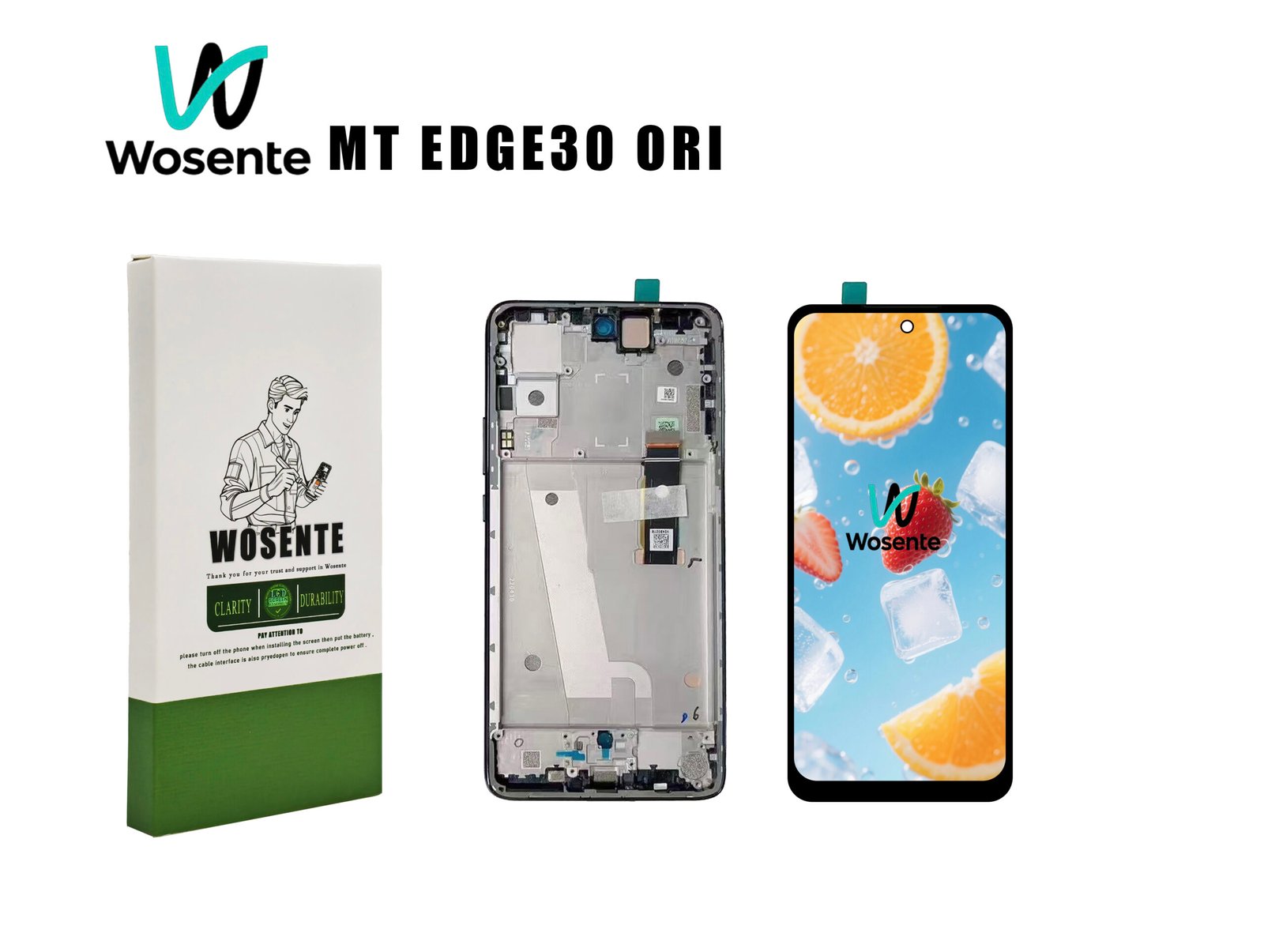 MT EDGE30 ORI ORIGINAL LCD Screen + Digitizer Assembly for Motorola EDGE 30 - Image 1
