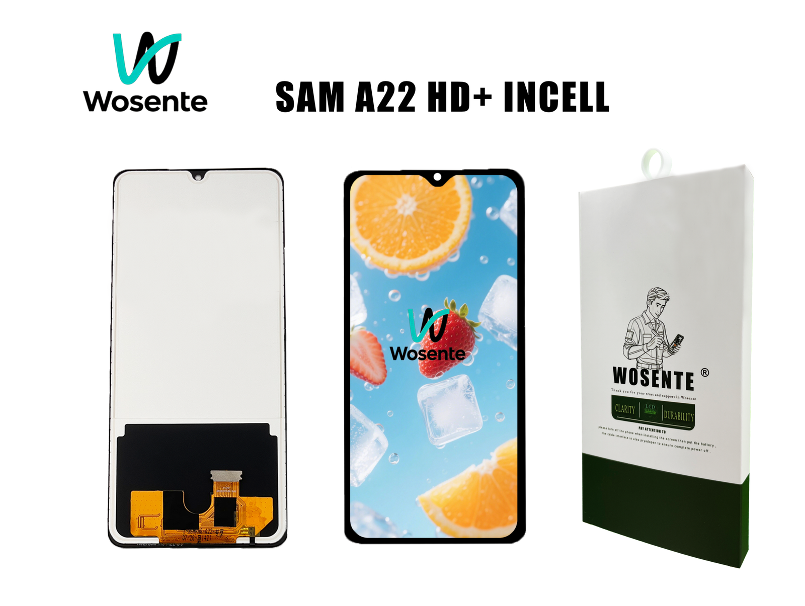 SAM A22 HD+ INCELL HD+ INCELL LCD SCREEN+DigitizerAssembly for SAMSUNG A22 - Imagen 1