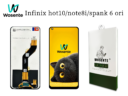 ORIGINAL LCD Screen + Digitizer Assembly for INFINIX HOT 10/NOTE 8I/SPANK 6
