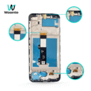 ORIGINAL WITH FRAME LCD Screen + Digitizer Assembly for MOTOROLA E20 - Image 4