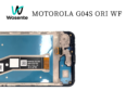 ORIGINAL WITH FRAME LCD Screen + Digitizer Assembly for MOTOROLA G04S - Image 2