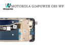 ORIGINAL WITH FRAME LCD Screen + Digitizer Assembly for MOTOROLA G24 POWER - Image 3