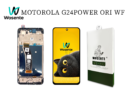 ORIGINAL WITH FRAME LCD Screen + Digitizer Assembly for MOTOROLA G24 POWER