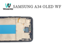 OLED WITH FRAME LCD Screen + Digitizer Assembly for SAMSUNG A34 - Image 2
