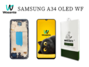 OLED WITH FRAME LCD Screen + Digitizer Assembly for SAMSUNG A34