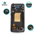 OLED WITH FRAME LCD Screen + Digitizer Assembly for SAMSUNG A55 - Image 4