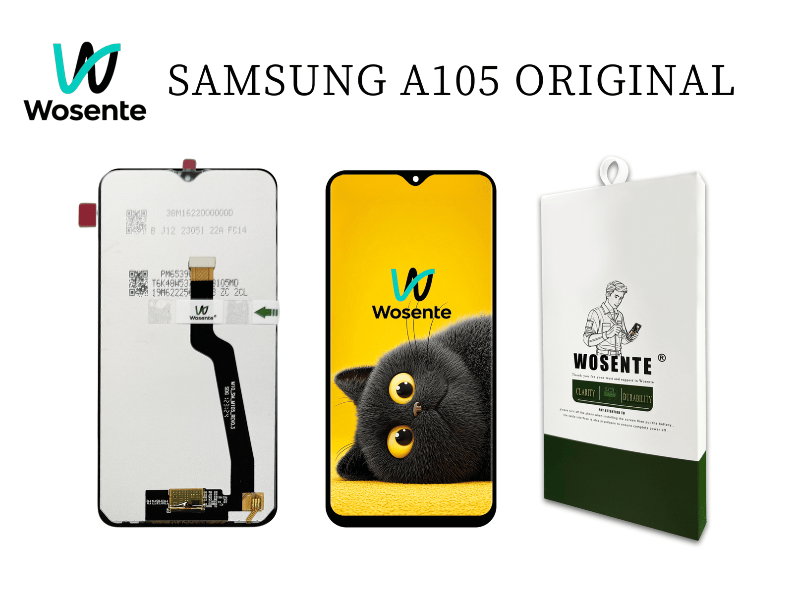 主图-tuya ORIGINAL LCD Screen + Digitizer Assembly for SAMSUNG A105 - Image 1